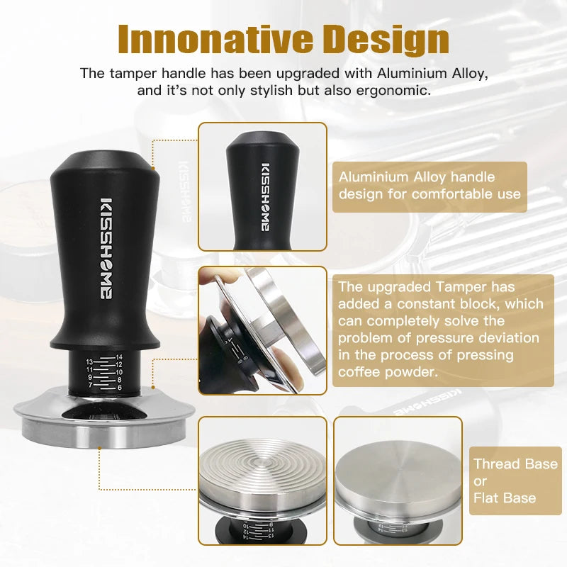 30lb Calibrated Espresso Tamper (51/53/58mm)
