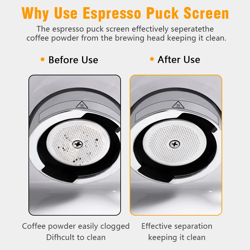 Reusable Espresso Puck Screen (51/53/58.5mm)